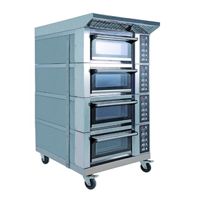 Luxury Type 4 Decks 4 Trays Electric Deck Oven