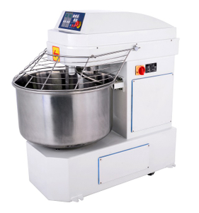 Commercial 122 Liters Spiral Dough Mixer 50KG Flour Kneading Machine Bread Toast Baguette Maker Snack Baking Machine Bakery Equipment Food Mixer 