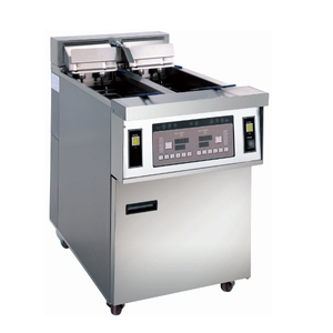 OFE-28A computer panel electric open fryer chips chicken fryer machine ( two tanks two baskets)