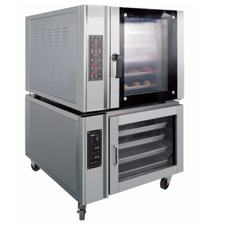 Electric 5 Pans Convection Oven with 10 Trays Proofer 