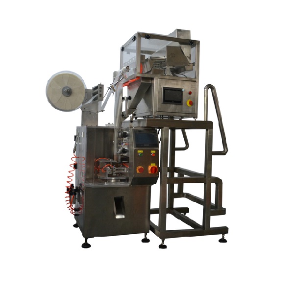 Automatic pyramid triangle ultrasonic non woven filter teabag filling sealing packing machine
