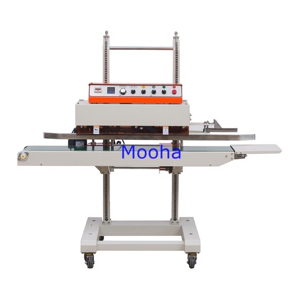 QLF1680 Industrial Sealing Machine with Loading Conveyor 15kg Big Bag