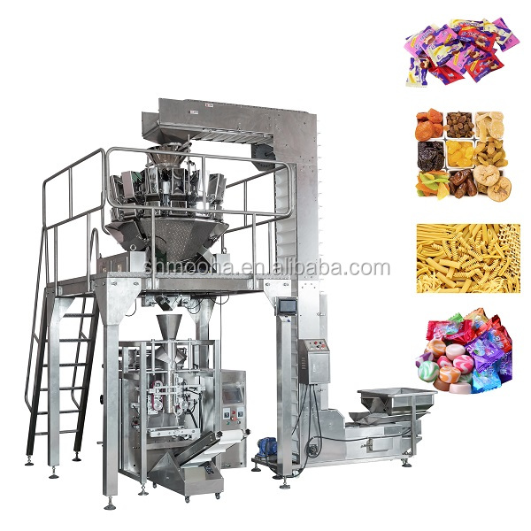 Detailed about puffed snack weighing packing machine
