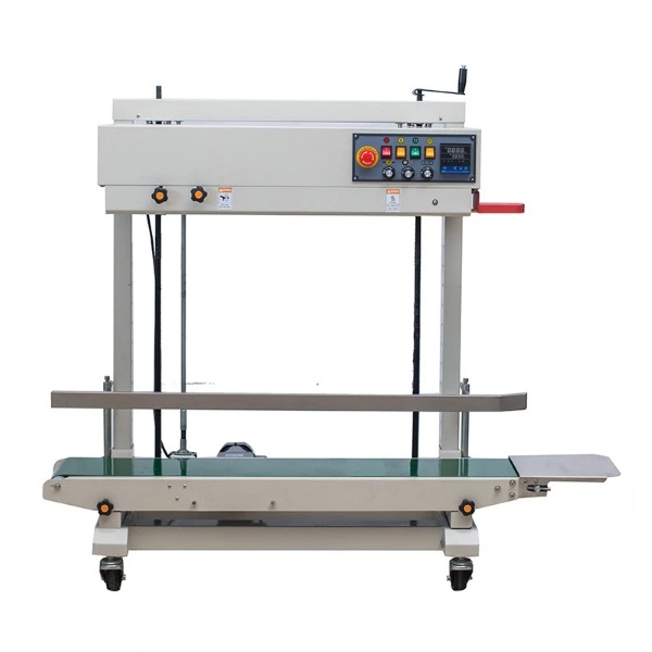 FRD-1200V Vertical solid ink coding band sealer for PE bag sealing machine with code printer 